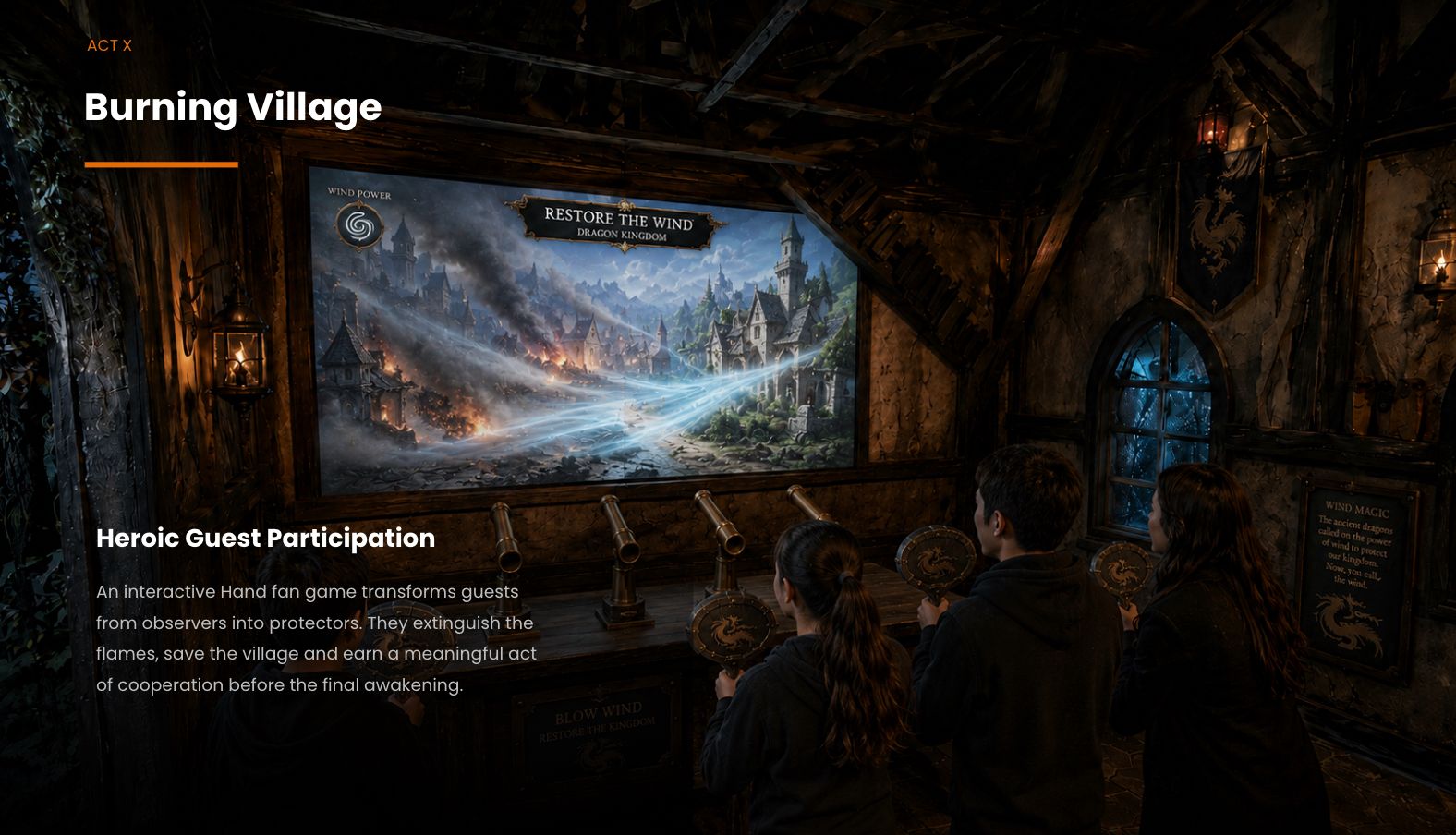 Burning Village & Throne Hall Scope